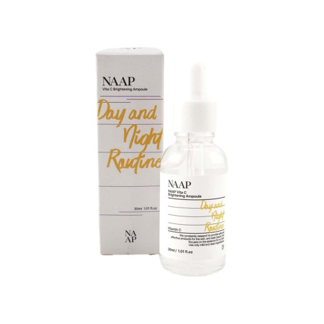 Naap Day & Night Routine Vita C Brightening Ampoule 30ml Naap Day & Night Routine Vita C Brightening Ampoule 30ml - Image 1
