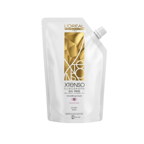 L'Oreal Xtenso Oleoshape Oil Trio Smoothing Cream For Normal Hair 400ml L'Oreal Xtenso Oleoshape Oil Trio Smoothing Cream For Normal Hair 400ml - Image 1