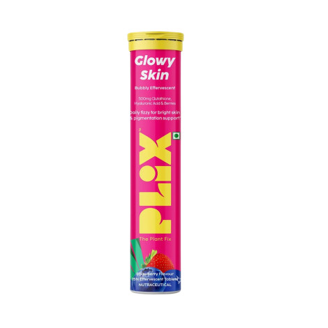 Nutraceutical Plix Glowy Skin Glutathione Strawberry Flavour 15 Effervescent Tablets Nutraceutical Plix Glowy Skin Glutathione Strawberry Flavour 15 Effervescent Tablets - Image 1