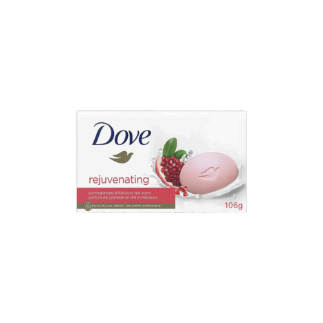Dove Rejuvenating Pomegranate & Hibiscus Tea Scent Moisturizing Cream Bar 106g Dove Rejuvenating Pomegranate & Hibiscus Tea Scent Moisturizing Cream Bar 106g - Image 1