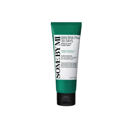 Some By Mi AHA BHA PHA 30 Days Miracle Acne Clear Foam 50ml Some By Mi AHA BHA PHA 30 Days Miracle Acne Clear Foam 50ml - Image 1