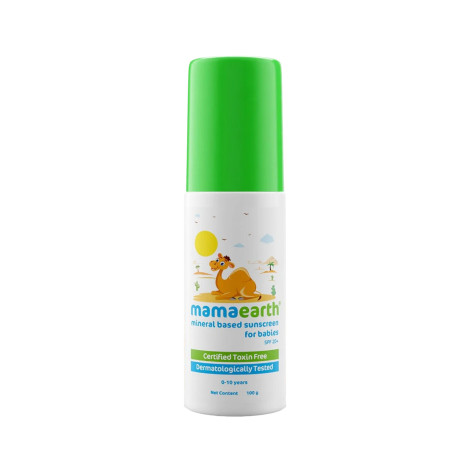 Mamaearth Mineral Based Sunscreen For Babies SPF 20+100g Mamaearth Mineral Based Sunscreen For Babies SPF 20+100g - Image 1
