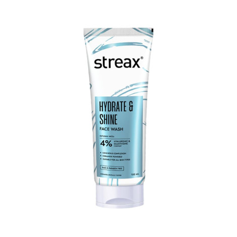 Streax Hydrating & Shine Face Wash 100ml Streax Hydrating & Shine Face Wash 100ml - Image 1