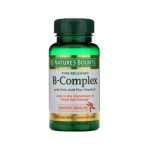 Nature's Bounty, Vitamin B-Complex with Folic Acid Plus Vitamin C 125 Tablets(USA)