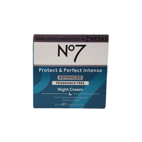 No7 Protect & Perfect Intense Advanced Fragrance Free Night Cream 50ml No7 Protect & Perfect Intense Advanced Fragrance Free Night Cream 50ml - Image 1