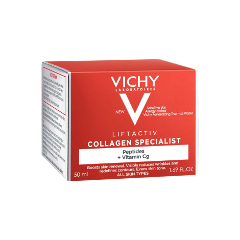 Vichy Liftactiv Collagen Specialist Peprides + Vitamin Cg Cream 50ml Vichy Liftactiv Collagen Specialist Peprides + Vitamin Cg Cream 50ml - Image 1