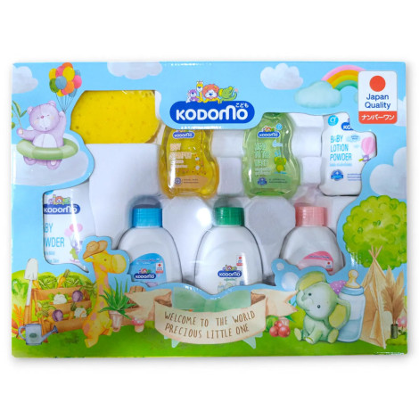 Kodomo Baby Happy Kids 8pcs Gift Set 0+ Kodomo Baby Happy Kids 8pcs Gift Set 0+ - Image 1