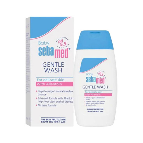 Sebamed Baby With Allantoin Gentle Wash 200ml Sebamed Baby With Allantoin Gentle Wash 200ml - Image 1