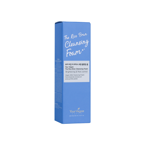 Your Vegan The Rice Bran Brightening & Pore Control Cleansing Foam 100ml Your Vegan The Rice Bran Brightening & Pore Control Cleansing Foam 100ml - Image 1