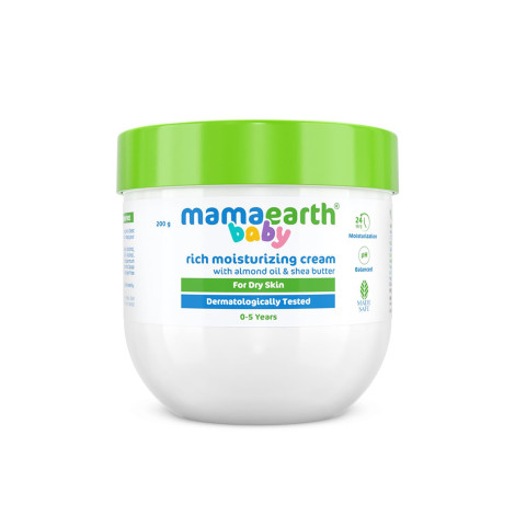 Mamaearth Baby Rich Moisturizing Cream for Dry Skin 200g Mamaearth Baby Rich Moisturizing Cream for Dry Skin 200g - Image 1
