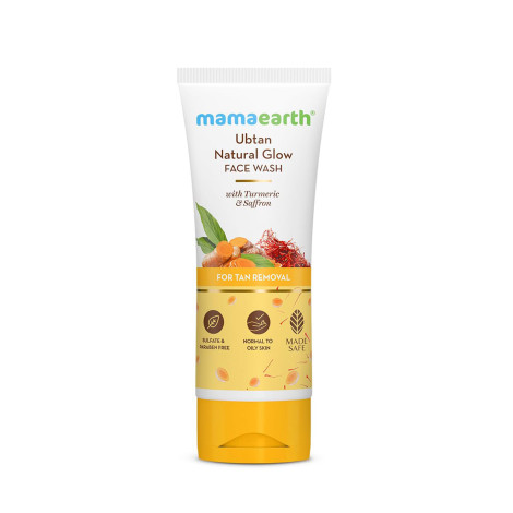 Mamaearth Ubtan Natural Glow Face Wash 100ml Mamaearth Ubtan Natural Glow Face Wash 100ml - Image 1