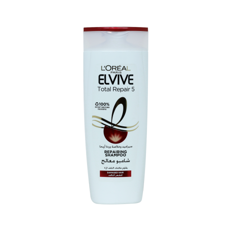 L'Oreal Elvive Total Repair 5 Repairing Shampoo 400ml L'Oreal Elvive Total Repair 5 Repairing Shampoo 400ml - Image 1