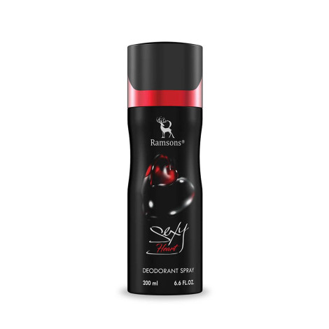 Ramsons Sexy Heart Deodorant Spray 200ml Ramsons Sexy Heart Deodorant Spray 200ml - Image 1