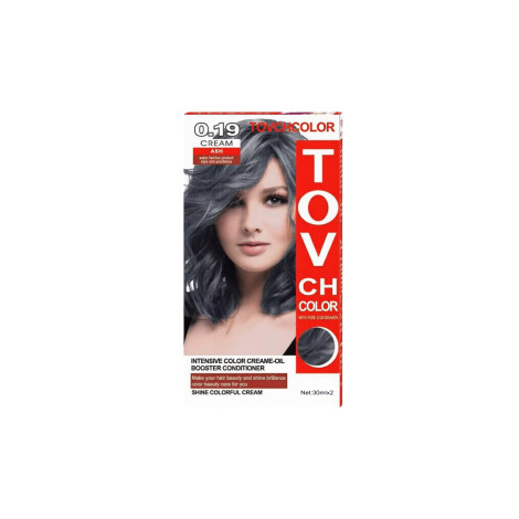 Tovch Hair color 30ml*2 - 0.19 Ash Tovch Hair color 30ml*2 - 0.19 Ash - Image 1