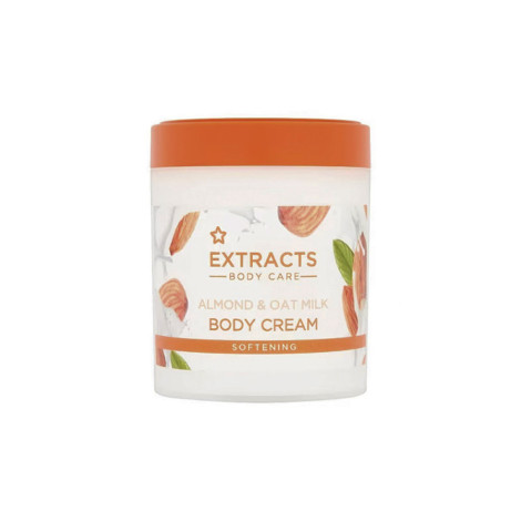 Superdrug Extracts Body Care Almond & Oat Milk Body Cream 475ml Superdrug Extracts Body Care Almond & Oat Milk Body Cream 475ml - Image 1
