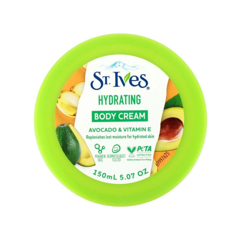 Stives Avocado & Vitamin E Hydrating Body Cream 150ml Stives Avocado & Vitamin E Hydrating Body Cream 150ml - Image 1