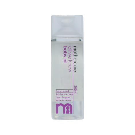 Mothercare All We Know Baby Oil 300ml Mothercare All We Know Baby Oil 300ml - Image 1
