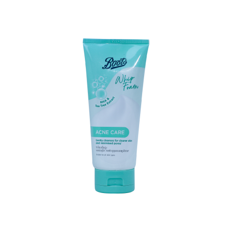 Boots BHA & Tea Tree Extract Acne Care Whip Foam 100ml Boots BHA & Tea Tree Extract Acne Care Whip Foam 100ml - Image 1