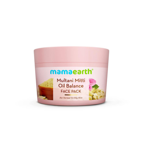 Mama Earth Multani Mitti Oil Balance Face Pack 200g Mama Earth Multani Mitti Oil Balance Face Pack 200g - Image 1