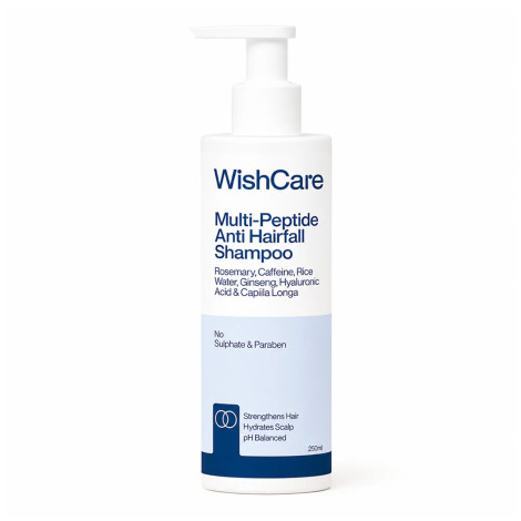 WishCare Multi-Peptide Anti Hairfall Shampoo 250ml WishCare Multi-Peptide Anti Hairfall Shampoo 250ml - Image 1