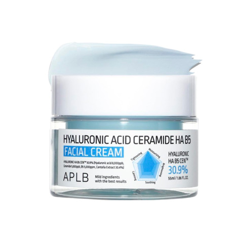 APLB Hyaluronic Acid Ceramide HA B5 Facial Cream 55ml APLB Hyaluronic Acid Ceramide HA B5 Facial Cream 55ml - Image 1