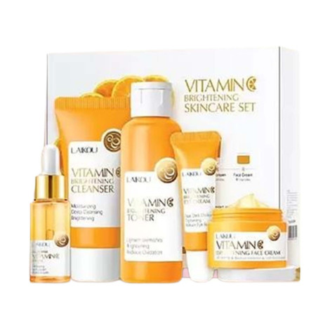 Laikou Vitamin C Brightening Skincare Set - 5pcs Laikou Vitamin C Brightening Skincare Set - 5pcs - Image 1