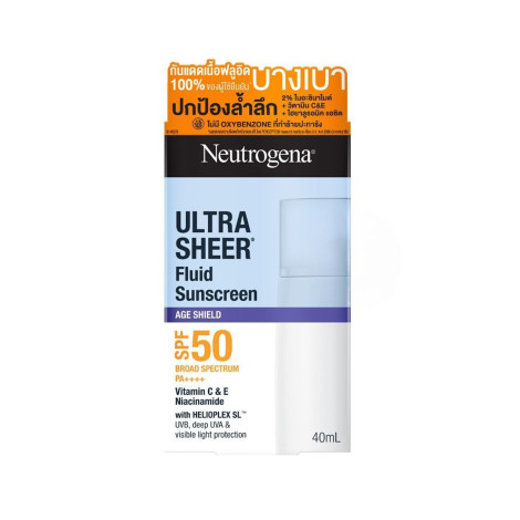 Neutrogena Ultra Sheer Fluid Sunscreen SPF 50 PA++++ 40ml Neutrogena Ultra Sheer Fluid Sunscreen SPF 50 PA++++ 40ml - Image 1