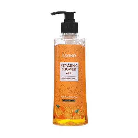 Lavino Vitamin C With Orange Extract Shower Gel 330ml Lavino Vitamin C With Orange Extract Shower Gel 330ml - Image 1