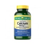 Spring Valley Rapid-Release Calcium 600 mg Plus D3 120 Softgels