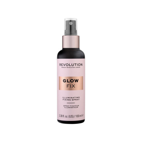 Makeup Revolution Glow Fix Illuminating Fixing Spray 100ml Makeup Revolution Glow Fix Illuminating Fixing Spray 100ml - Image 1