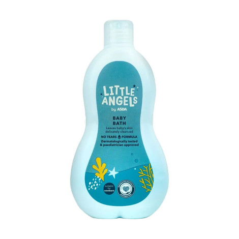 Asda Little Angels Baby Bath 500ml Asda Little Angels Baby Bath 500ml - Image 1