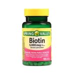Spring Valley Biotin Softgels 5000mcg 120 Softgels