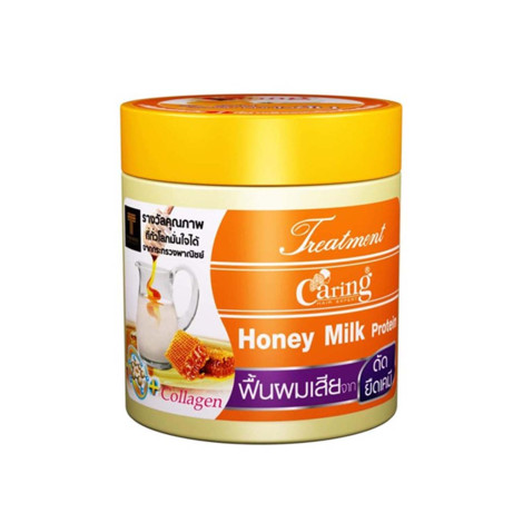 Caring Honey Milk Protin Hair Treatment 500ml Caring Honey Milk Protin Hair Treatment 500ml - Image 1