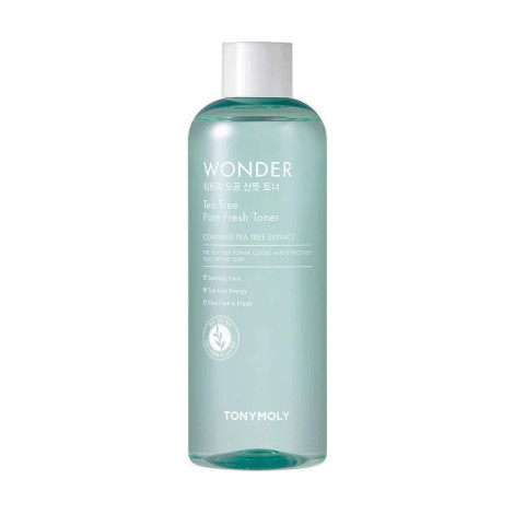 Tonymoly Wonder Tea Tree Pore Fresh Toner 500ml Tonymoly Wonder Tea Tree Pore Fresh Toner 500ml - Image 1