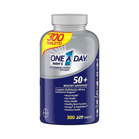 One A Day Men’s 50+ Healthy Advantage Multivitamin – 300 Tablets One A Day Men’s 50+ Healthy Advantage Multivitamin – 300 Tablets - Image 1