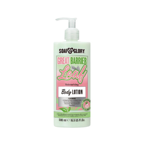 Soap & Glory Great Barrier Leaf Moisturising Body lotion 500ml Soap & Glory Great Barrier Leaf Moisturising Body lotion 500ml - Image 1