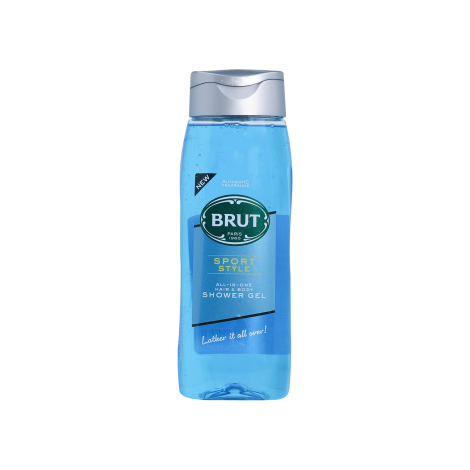 Brut Sport Style All-In-One Hair & Body Shower Gel 500ml Brut Sport Style All-In-One Hair & Body Shower Gel 500ml - Image 1