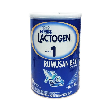 Nestle Lactogen Rumusan Bayi Infant Formula Step-1 1.8kg Nestle Lactogen Rumusan Bayi Infant Formula Step-1 1.8kg - Image 1