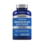 Piping Rock Magnesium Glycinate 375mg -130 Softgels