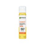 Garnier Vitamin C Brightening Over Make-Up UV Mist Invisible SPF50+ 75ml