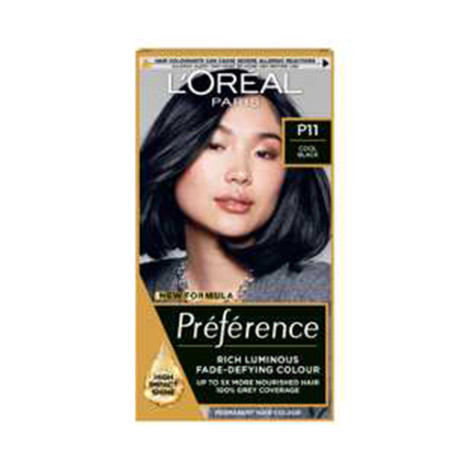 Loreal Preferance Hair Color P11 Cool Black Loreal Preferance Hair Color P11 Cool Black - Image 1