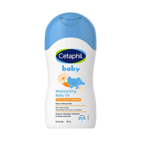 Cetaphil Baby Moisturizing Oil With Organic Calendula 200ml Cetaphil Baby Moisturizing Oil With Organic Calendula 200ml - Image 1