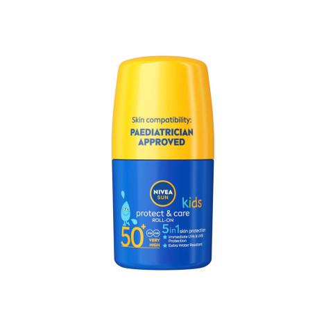 Nivea Sun Kids Protect & Care SPF50+ Roll On 50ml Nivea Sun Kids Protect & Care SPF50+ Roll On 50ml - Image 1