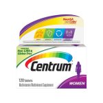 Centrum Women Multivitamin Multimineral Supplement Vitamin D3 120 Tablets