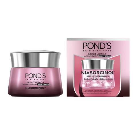 Pond's Bright Miracle Ultimate Clarity Niasorcinol Night Cream 45g Pond's Bright Miracle Ultimate Clarity Niasorcinol Night Cream 45g - Image 1