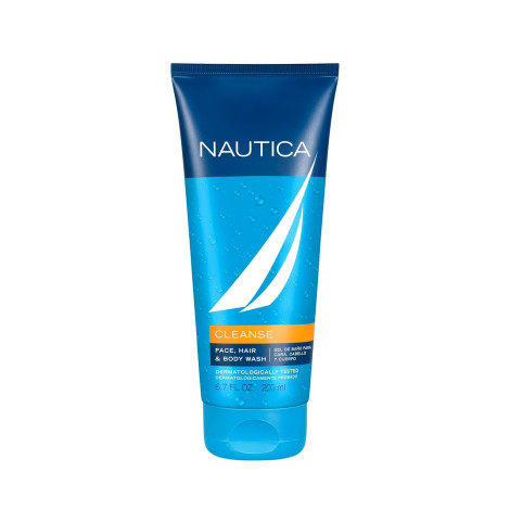Nautica Cleanse Face Hair & Body Wash 200ml Nautica Cleanse Face Hair & Body Wash 200ml - Image 1