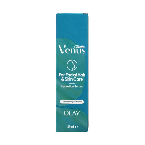 Gillette Venus For Facial Hair And Skin Care Hydration Serum 45ml Gillette Venus For Facial Hair And Skin Care Hydration Serum 45ml - Image 1
