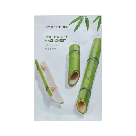 Nature Republic Real Nature Mask Sheet Bamboo 23ml Nature Republic Real Nature Mask Sheet Bamboo 23ml - Image 1