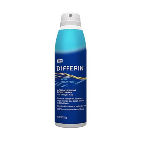 Differin 2% Salicylic Acid Acne Clearing Body Spray 170g Differin 2% Salicylic Acid Acne Clearing Body Spray 170g - Image 1