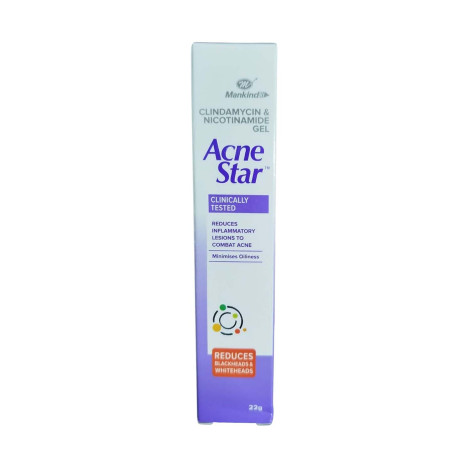 Mankind Acne Star Clindamycin & Nicotinamide Gel 22g Mankind Acne Star Clindamycin & Nicotinamide Gel 22g - Image 1